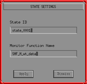 STATE SETTINGS DIALOG